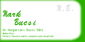 mark bucsi business card
